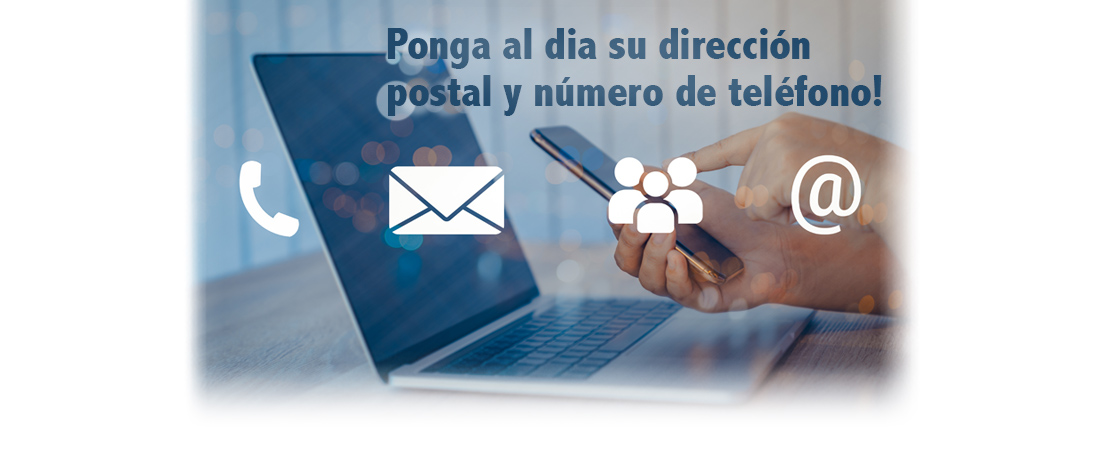 Update your inportant contact information