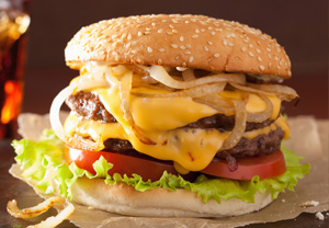 double cheeseburger