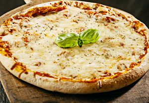 thick crust cheese pizza